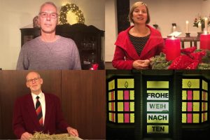 Mehr über den Artikel erfahren Weihnachtsgruß unserer Pfarrerin und unserer Pfarrer