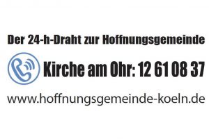 Mehr über den Artikel erfahren Neue Hotline – „Kirche am Ohr“