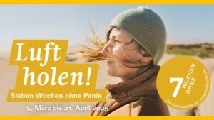 Mehr über den Artikel erfahren „Luft holen! Sieben Wochen ohne Panik“ – die Fastenaktion 2025 der evangelischen Kirche
